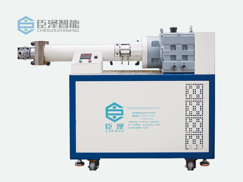 50擠出機(jī)_50硅膠擠出機(jī)_臥式單螺桿擠出機(jī)_臣澤硅膠擠出機(jī)